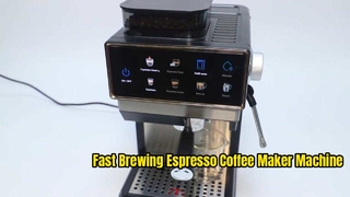 Komercyjny ekspres do kawy espresso ze spieniaczem mleka | 20 barów Łatwa obsługa OEM