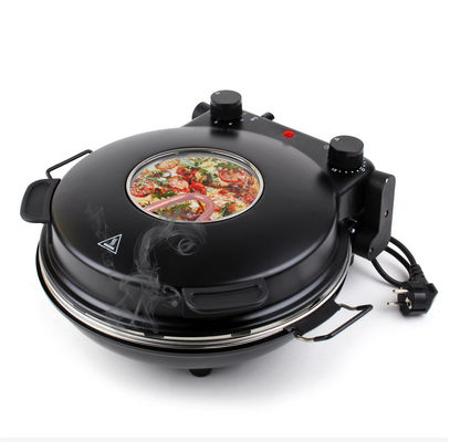 Ningbo fabryka 12-calowy Non-Stick Calzone Maker Pica piec w Red Home Użyj Fast FunElectric Multi Pizza Maker