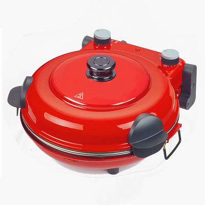 Zobacz Okno Gotowanie W ciągu 5 minut, Timer, Ceramic Plate Restaurant Electric Pizza Oven Maker Machine