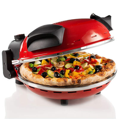 Anbolife okrągły muti-fuction przenośny do użytku domowego patelnia do pizzy i zewnętrzny przenośny piec do pizzy elektryczny pizzeria