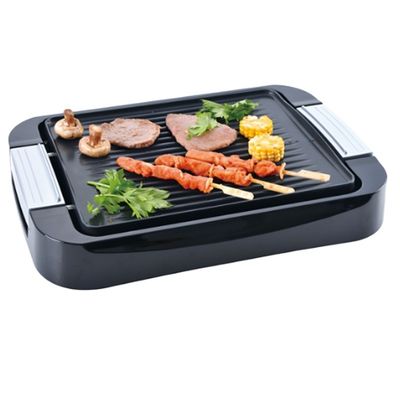Anbo wielofunkcyjny okrągły elektryczny piec do pizzy z ceramiczną powłoką elektryczny grill grill / elektryczny grill / grill z pokrywą