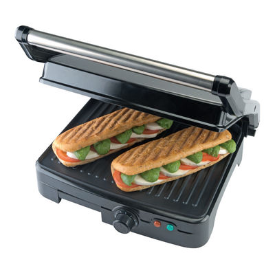 Gryla elektryczna ze stali nierdzewnej z grillem na kanapki