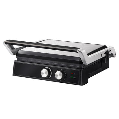4 plasterki Grill elektryczny z odłączalnymi talerzami gofrówka Sandwich Panini Press Grill kontaktowy 2200W wymienne talerze