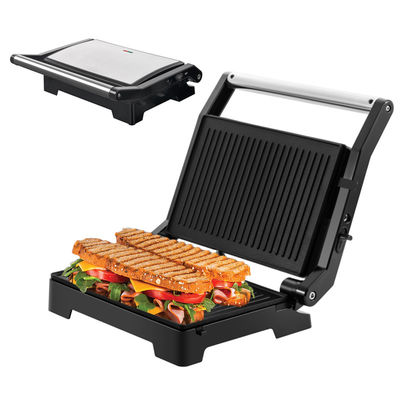 2200W grill elektryczny Panini Maker regulowana temperatura Sandwich Press Toaster Otwiera 180 stopni Grill kontaktowy ze stali nierdzewnej