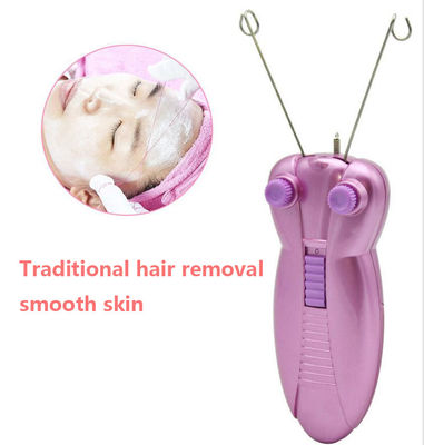 Lady Men Bee Elektryczny Epilator Twarzy bawełniana nici Luźna moc z wskaźnikiem Światło Bezbolesny depilator
