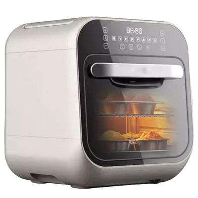 Bez oleju 8L 1800W Cygłowa stal nierdzewna do użytku domowego Ekran dotykowy Fryer powietrzny Steam Smart