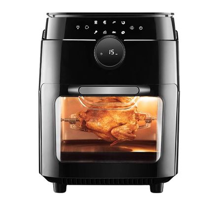 Wielofunkcyjny pieczarz do smażenia powietrza ze stali nierdzewnej 12L Konwekcja bez oleju Rotisserie Dehydrator Pieczarz 1800W