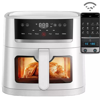 Elektryczny Wifi Tuya 3,5L 4L 5,5L 6,5L 8L 9L Smart Glass Oil Free Deep Fryer