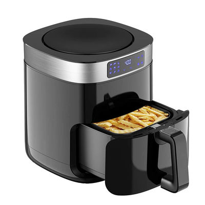 Mała Kuchnia Elektryczny Dom 8L cyfrowy Fryer powietrzny 1700W Gotowiec Stal nierdzewna Strefa podwójnej koszy