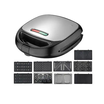 Przenośny 6 8 w 1 Nieprzylepny Sandowiec Bąbelkowy Waffle Maker Dom