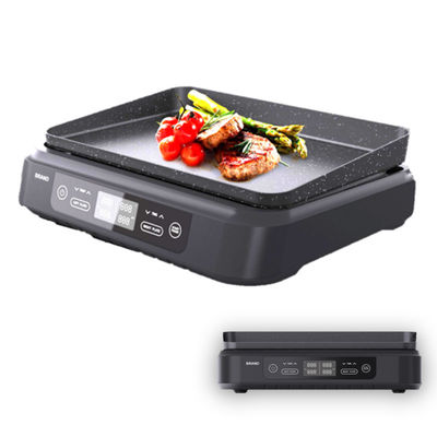 Mała kuchnia Grill elektryczny 5 4 3 w 1 podzielony grillowany grill