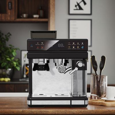 Profesjonalny elektryczny ekspres do kawy, silna pompa ciśnienia 15/20 barów Cappuccino Latte Grinder wykonany z trwałego tworzywa sztucznego