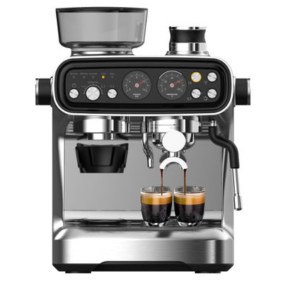 Profesjonalny elektryczny ekspres do kawy, silna pompa ciśnienia 15/20 barów Cappuccino Latte Grinder wykonany z trwałego tworzywa sztucznego