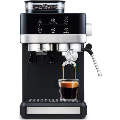 Profesjonalny elektryczny ekspres do kawy, silna pompa ciśnienia 15/20 barów Cappuccino Latte Grinder wykonany z trwałego tworzywa sztucznego