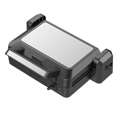 1200W Odłączalny grill kontaktowy 3 talerze 105 180 stopni Otwarta temperatura regulowana Gniazdo elektryczne PTFE Non-Stick dla domowego grilla
