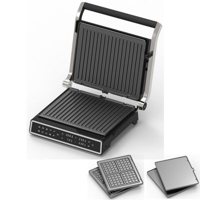 2-Slice Deep Fill Waffle Sandwich Maker Rozdzielny Grill BBQ Nieprzylepna powłoka do kuchni Gotowanie Grillów elektrycznych Griddles