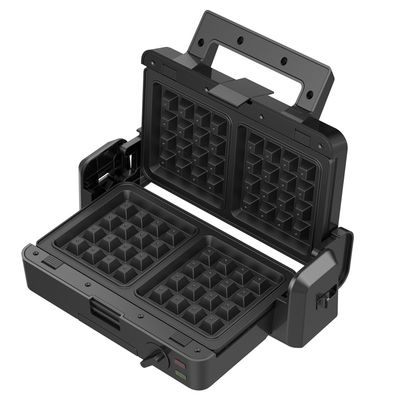 1200W Odłączalny grill kontaktowy 3 talerze 105 180 stopni Otwarta temperatura regulowana Gniazdo elektryczne PTFE Non-Stick dla domowego grilla