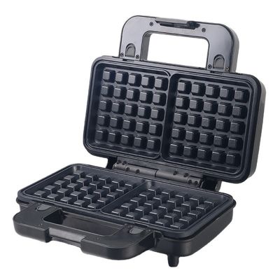 Nieprzylepna powłoka PTFE 2 plasterki Waffle Maker z odłączalnym kanapką i naleśnik