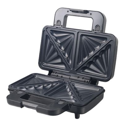 Nieprzylepna powłoka PTFE 2 plasterki Waffle Maker z odłączalnym kanapką i naleśnik