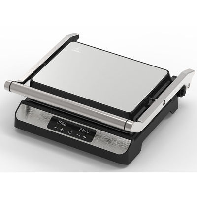 2000W elektryczny cyfrowy duży kontakt Grill bezdymny grill domowy urządzenie kuchenne odłączalny 4/6 plaster Panini Maker