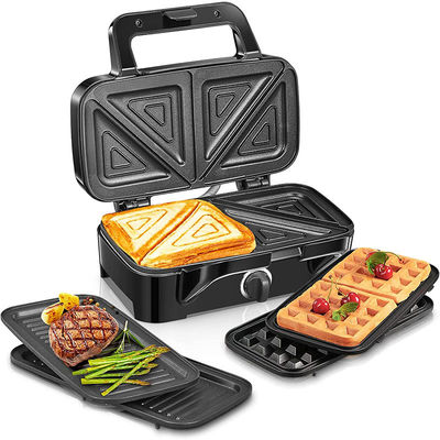 2 Slice Deep Xxl Grill Sandwich Maker Regulowalna regulacja temperatury Odłączalny źródło energii elektrycznej Ptfe Do użytku domowego
