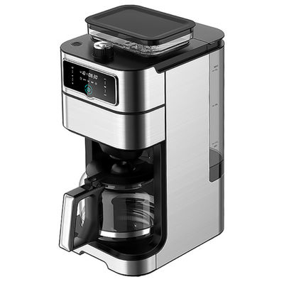 Anbo Duży ekran dotykowy sterowanie Kapuccino Espresso Kawiarnia wielofunkcyjna z młynem