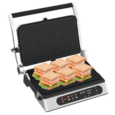 2200w Odłączalny 4/6 Slice Panini Maker z sondą