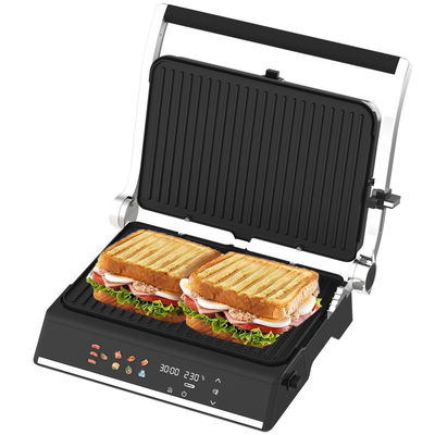 2200w Odłączalny 4/6 Slice Panini Maker z sondą