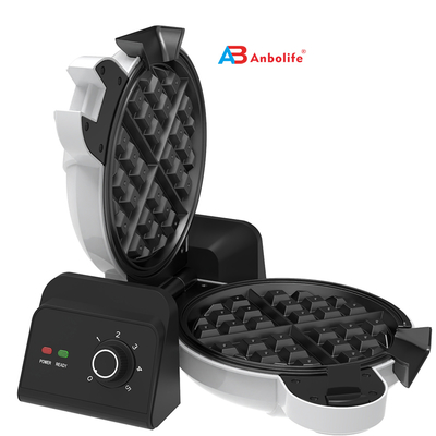Anbolife Animal Shape Waffle Maker z płytami antyprzylepnymi