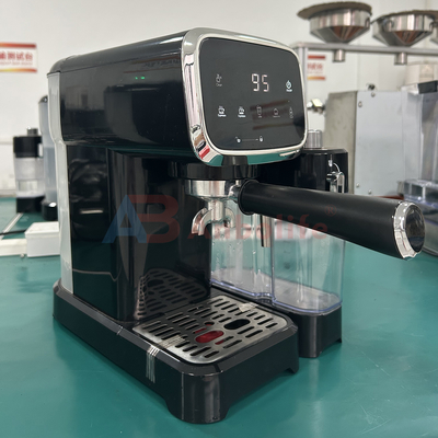 Anbo Plastic Housing Digital Professional Expresso Coffee Machine Multifunctional Latte Flat White Cappuccino Cafetera Expreso