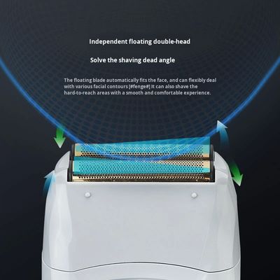 Elektryczny aparat do golenia z akumulatorem o pojemności 1200 mAh i cyfrowym wyświetlaczem dla mężczyzn