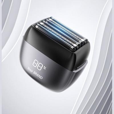 ANBOLIFE 6 Blade Electric Razor with Magnetic Suction and Lithium Battery 900mAh - IPX7 Wodoszczelna folia goliwa dla mężczyzn