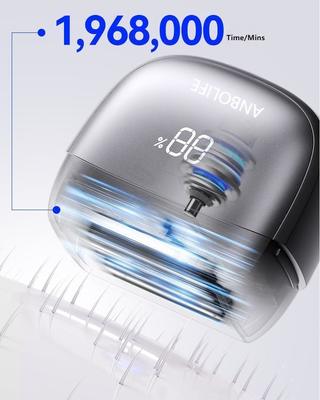 ANBOLIFE 6 Blade Electric Razor with Magnetic Suction and Lithium Battery 900mAh - IPX7 Wodoszczelna folia goliwa dla mężczyzn