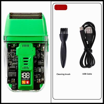 Profesjonalna golarka elektryczna z akumulatorem litowo-jonowym 600 mAh, czasem ładowania 1,5h i wodoodpornością IPX4 do użytku na twarzy i ciele dla mężczyzn