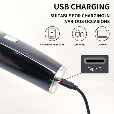 Automatyczny podciśnieniowy, nisko hałaśliwy klijer do włosów z ceramiczną czarną klatką ruchomą do użytku zawodowego i domowego