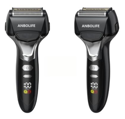 Mężczyzna golarka elektryczna brzytwa z 1000mAh bateria pływający ostrze i przezroczysty projekt dla gładkiego golenia