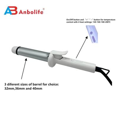 Dwujonowy kręgarek do włosów z wyświetlaczem LED i 4 poziomy temperatury dla wszystkich typów włosów