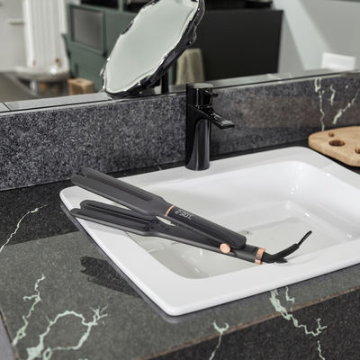 Prostownica do włosów z bardzo długimi, ruchomymi płytkami, z 10 ustawieniami temperatury i ceramicznymi płytkami 13,7*110mm