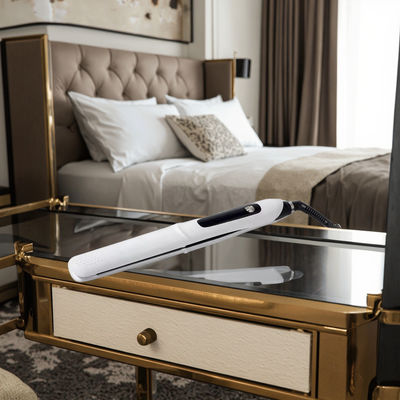 Profesjonalny wyrównywacz włosów i żelazo płaskie z 10 poziomami temperatury 130-230 ° C i płyty teflonowe dla gładkich włosów bez fryzur