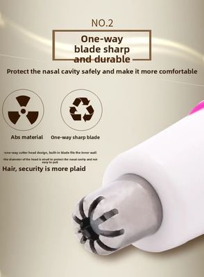 Trymer do włosów w nosie ANBOLIFE zasilany baterią litową do użytku domowego, trwały plastikowy trymer do pielęgnacji osobistej