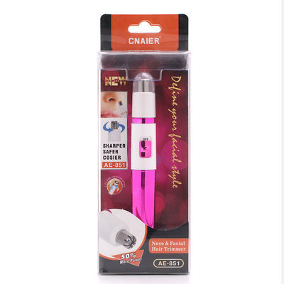 Trymer do włosów w nosie ANBOLIFE zasilany baterią litową do użytku domowego, trwały plastikowy trymer do pielęgnacji osobistej