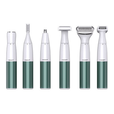 Wielofunkcyjny aparat do golenia dla kobiet z baterią o pojemności 1200 mAh, ostrzem ze stali nierdzewnej i darmowymi częściami zamiennymi