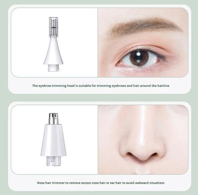 Wielofunkcyjny aparat do golenia dla kobiet z baterią o pojemności 1200 mAh, ostrzem ze stali nierdzewnej i darmowymi częściami zamiennymi