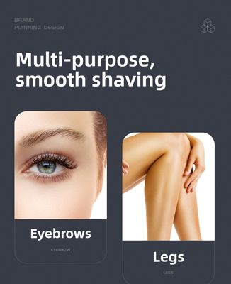 Elektryczna golarka USB z akumulatorem 600mAh i 90-minutowym czasem pracy, ze stalowymi ostrzami, do pielęgnacji osobistej