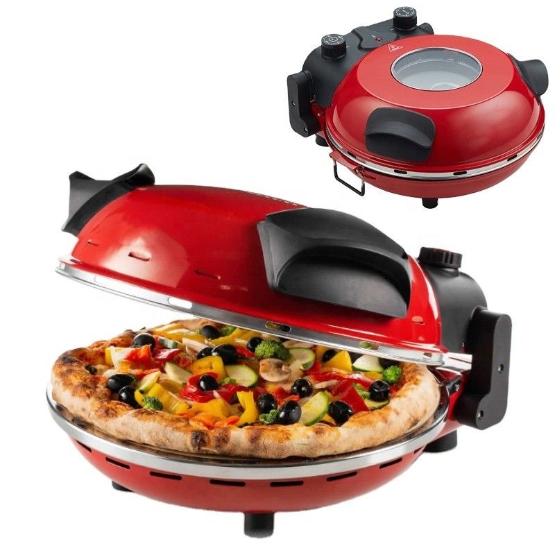 Elektryczny pizzeria z specjalnym kamieniem do pieczenia pizzy 1200 W Pieczarnia pizzowa