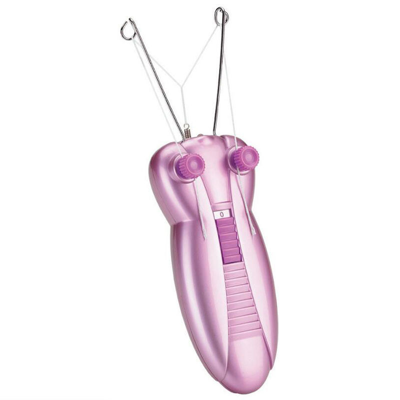 Lady Men Bee Elektryczny Epilator Twarzy bawełniana nici Luźna moc z wskaźnikiem Światło Bezbolesny depilator