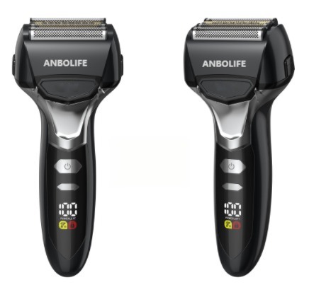 Mężczyzna golarka elektryczna brzytwa z 1000mAh bateria pływający ostrze i przezroczysty projekt dla gładkiego golenia