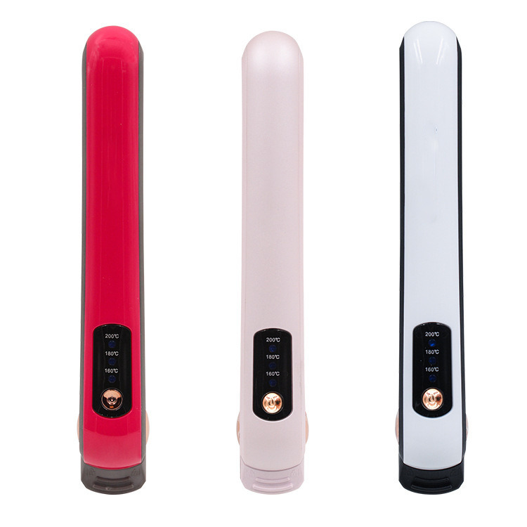 Kompaktna różdżka do kręcenia włosów z zakresem temperatury 160-200°C i 1 rok gwarancji Dwufunkcyjny prostownik do włosów